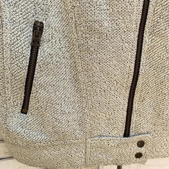 Lucky Brand Marled Knit Moto Jacket Size XS - Picture 3 of 12